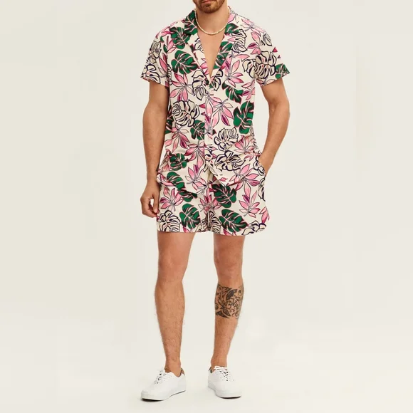 7. NWT SER.O.YA MALIBU SHIRT IN WHITE TROPICAL - Picture 4 of 6